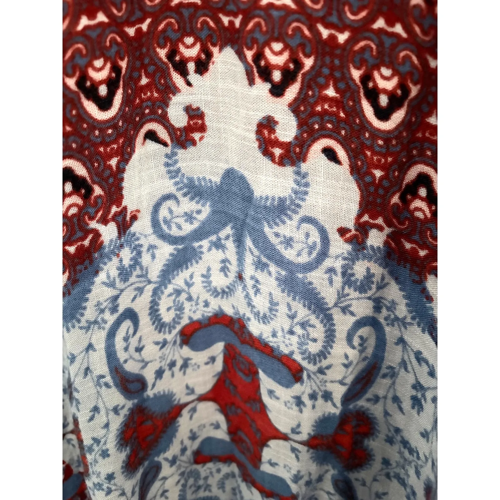 Altar'd State Multi Color Bohemian Midi Kimono OS - Image 7