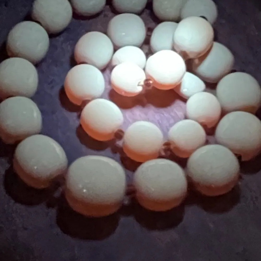 Antique Genuine Baltic Amber Egg Yolk Butterscotch Caramel Necklace Barrel Clasp Orange - Image 7