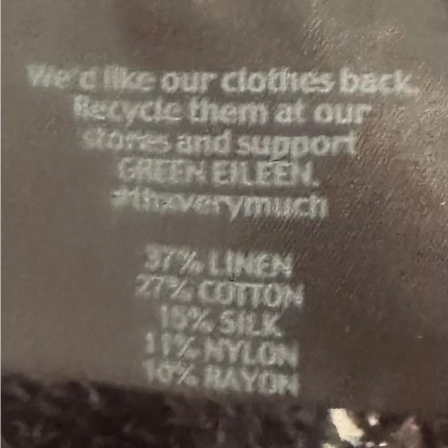 Eileen Fisher fishnet dress sz XS please see pics for flaws #thrashed #grunge - Image 5