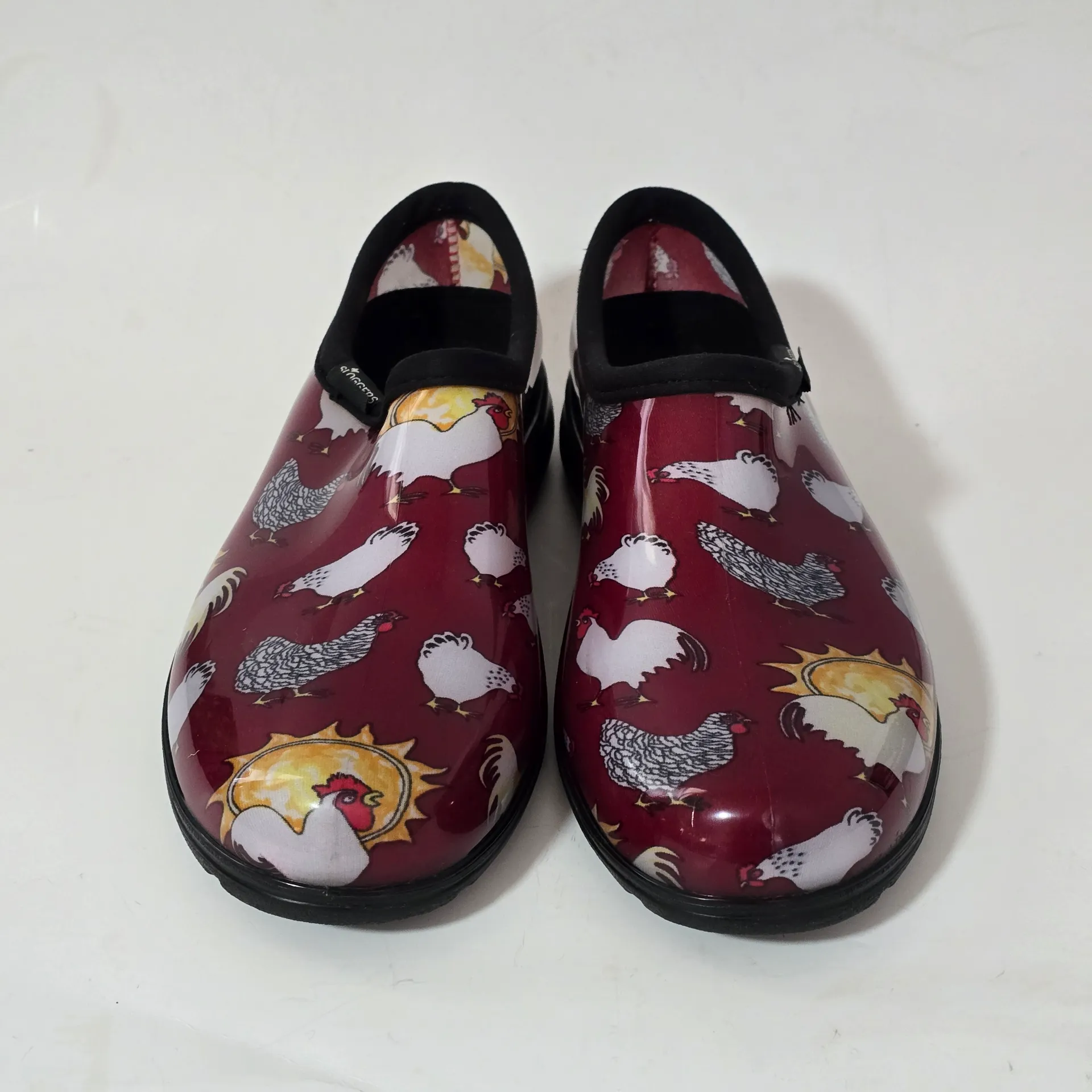 Sloggers Chicken Barn Red Waterproof Garden Slip On Clogs Size 11 Outdoor - Image 6