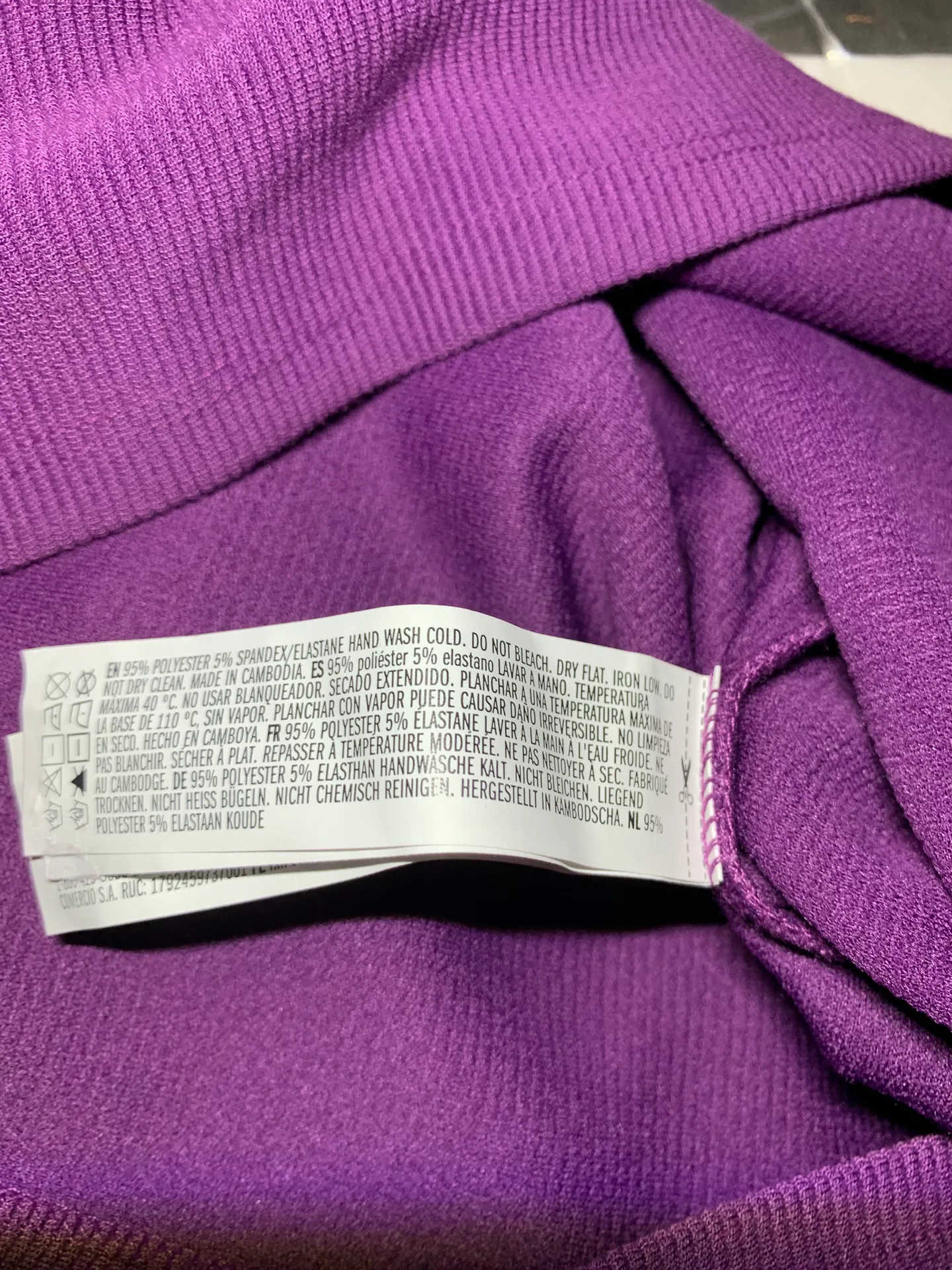 Purple Plunge Dress - Image 9