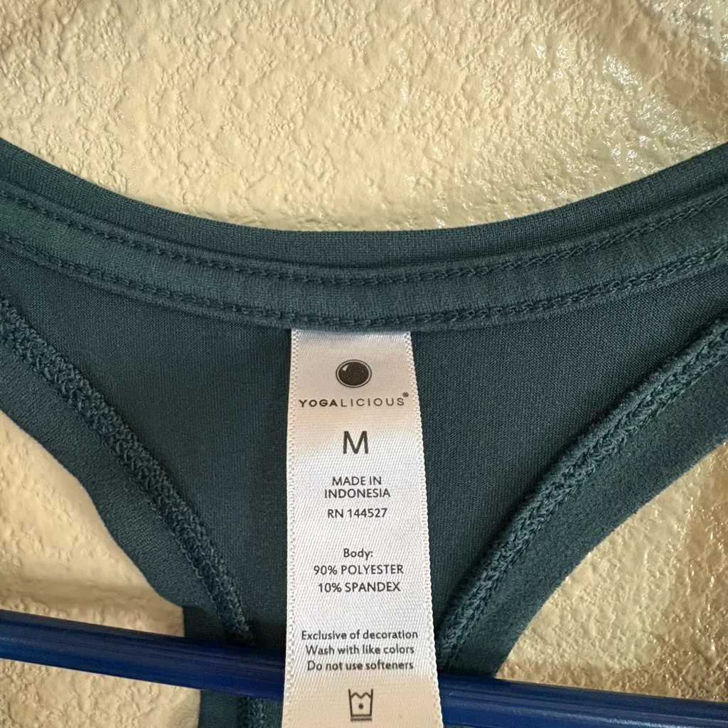 Yogalicious Deep Teal Activewear Top - Image 4