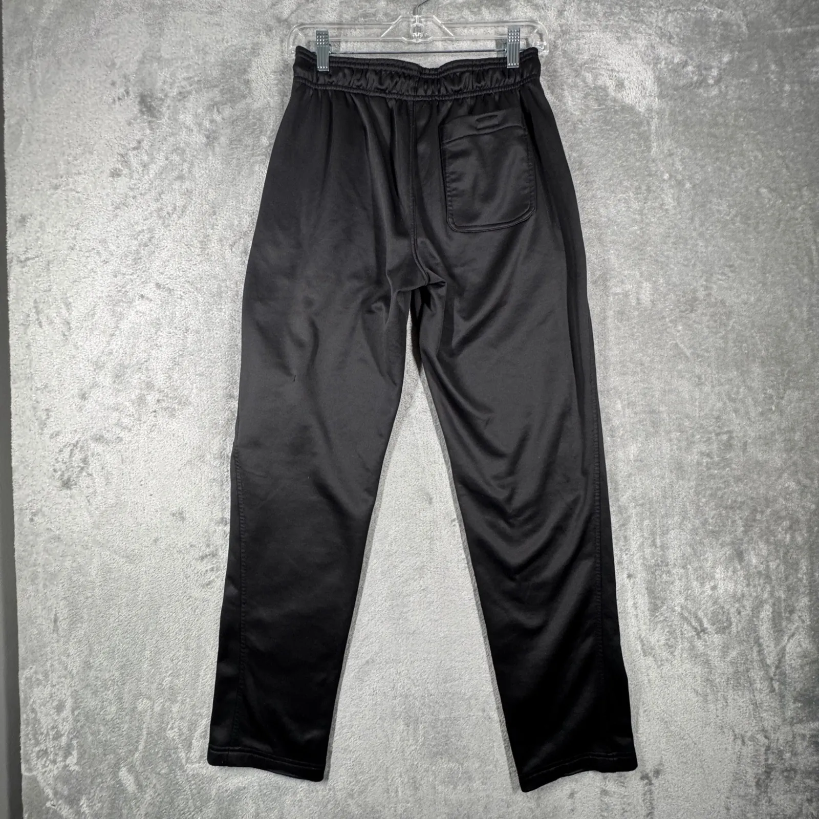 Reebok Track Pants Women Athletic Training Workout Jogger Zip Pocket Black Small - Image 3