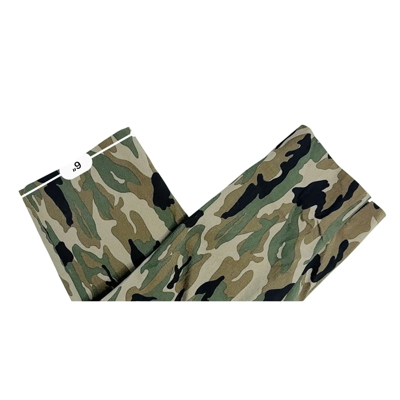 Copper & Ella Wrinkle Resistant Green Camo Stretch Pullon Ankle Pants sz 8 NWT - Image 7