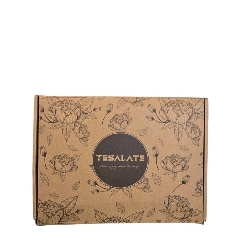 Tesalate Tropical Floral Tote Bag with Bold Botanical Print. New in Box Green - Image 5