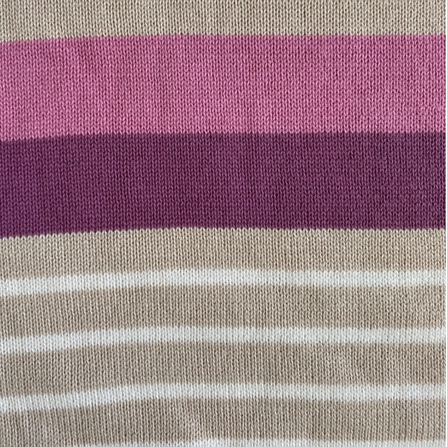 LOFT Outlet Women's Striped Pullover Hoodie Sweater Cotton Blend Casual Comfy- L - Image 3