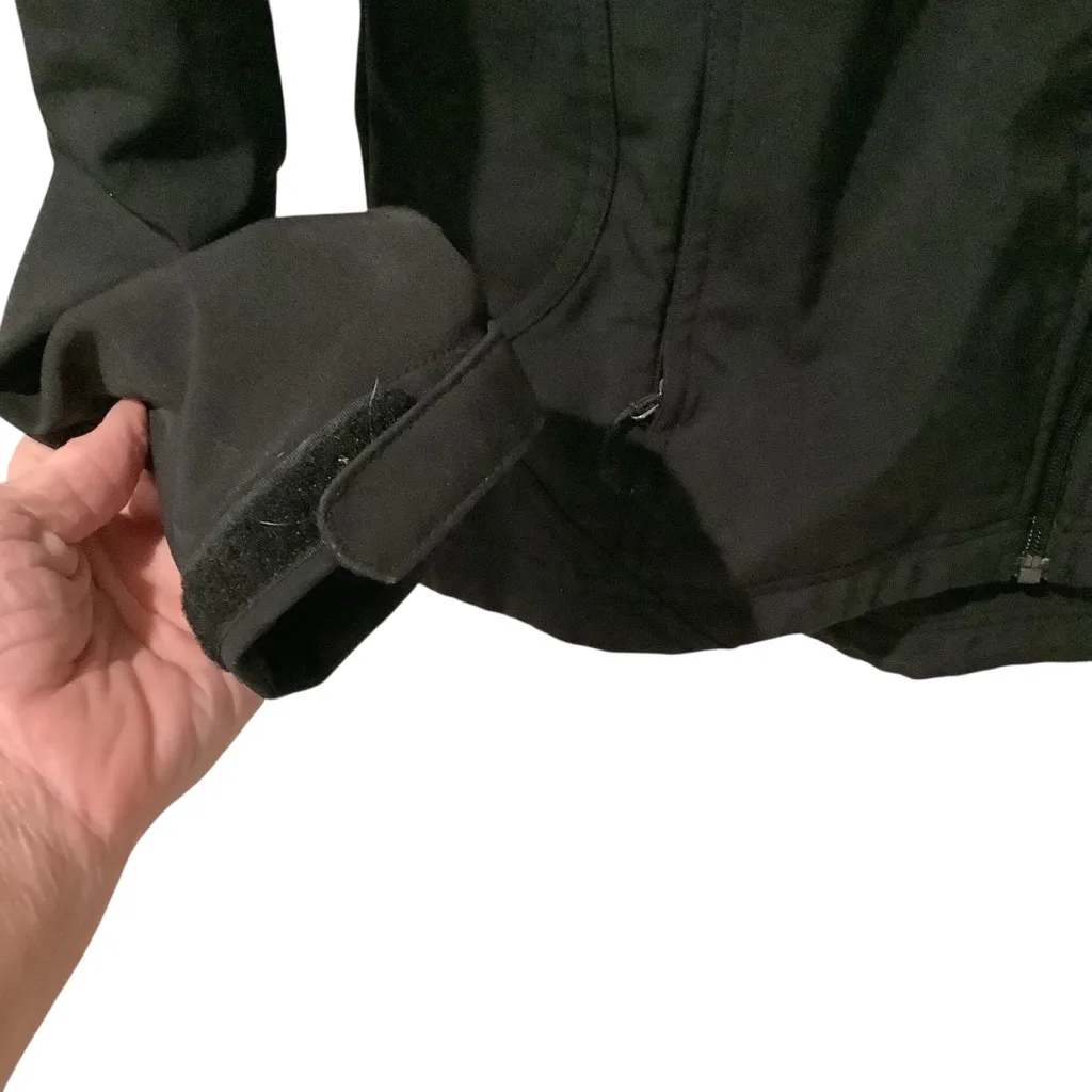 Diamond Supply Women's Fine Line Stretch Black Snow Powder Utility Lined Jacket. - Image 11