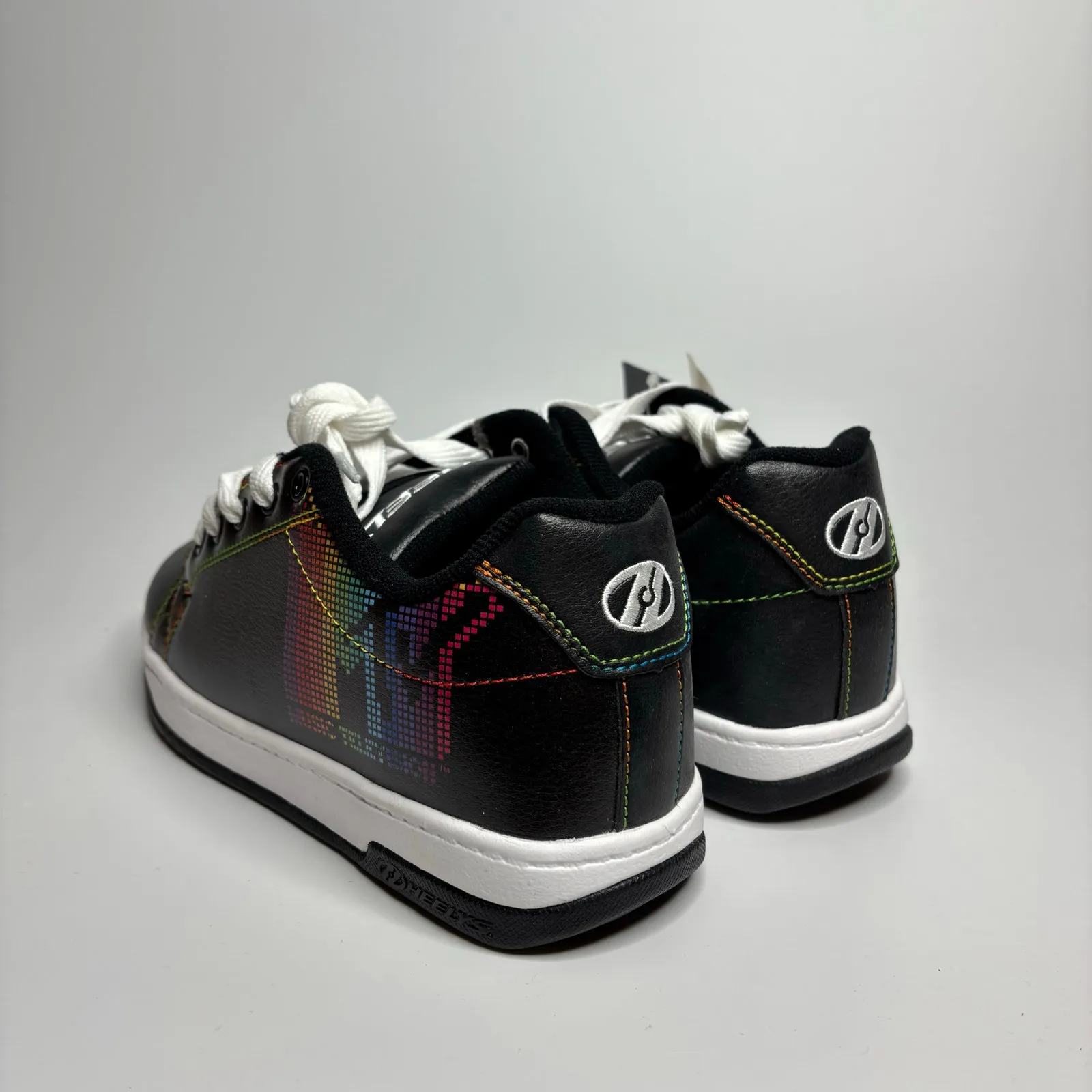 Heelys Women’s Split MTV Roller Skate Sneakers in Black/White/Rainbow - Image 3