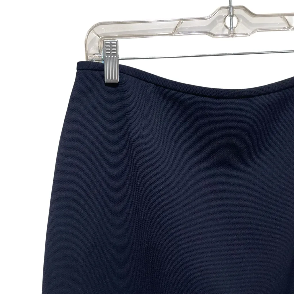 Tahari Arthur S. Levine Petite Navy Pencil Skirt Women’s Size 6 Petite NWT - Image 3