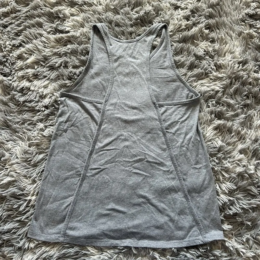 Under Armour Heat Gear Womens Small S Sleeveless Tank Top Gray Black Sparkle - Image 6