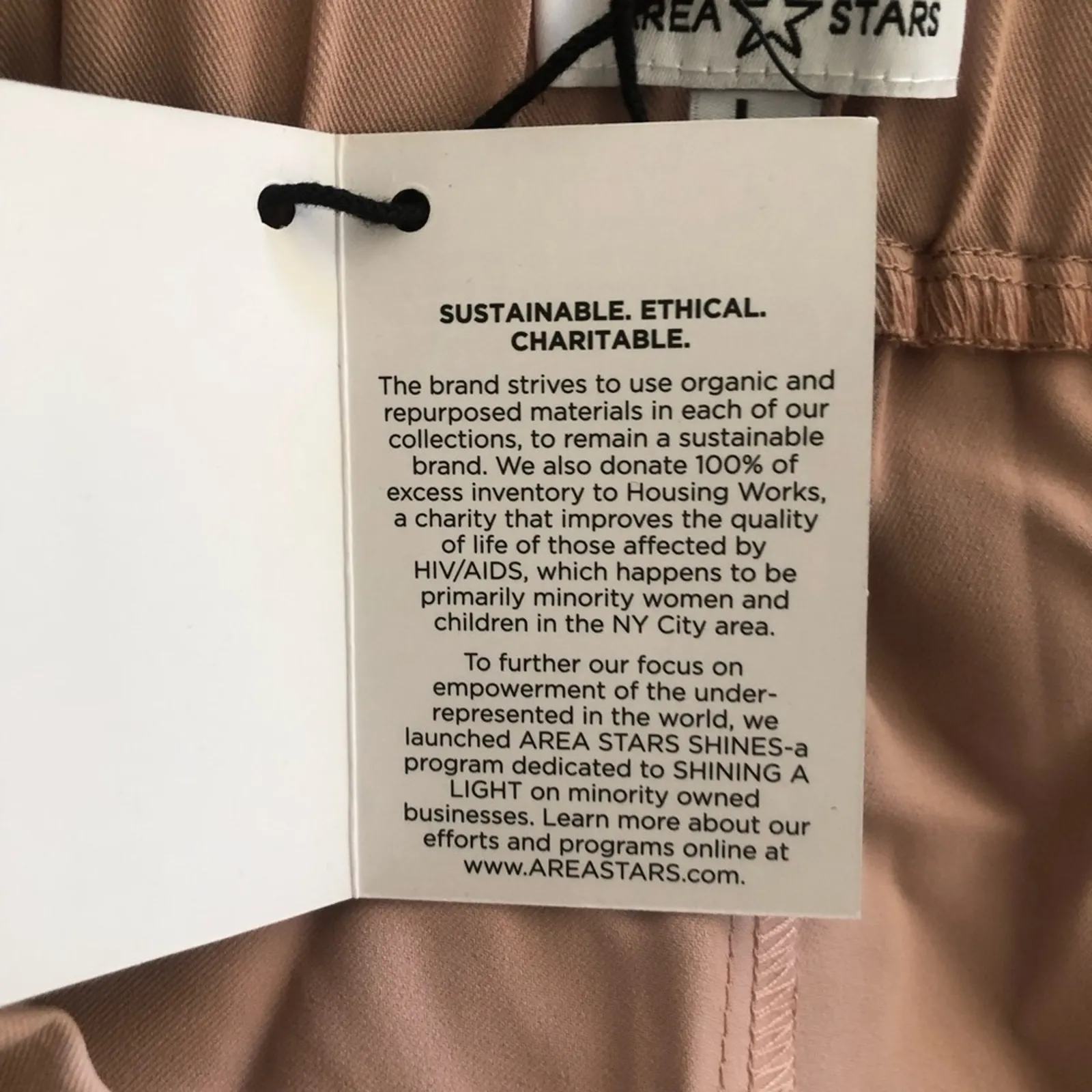 Area Stars NWT Women’s Lightweight Side Zip Pink Everly Slacks Large - Image 12