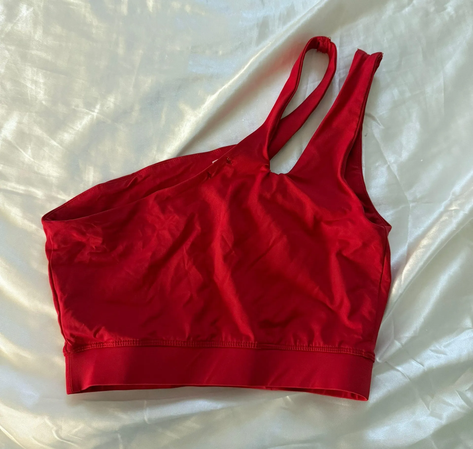 Cropped One Shoulder Top - Image 2