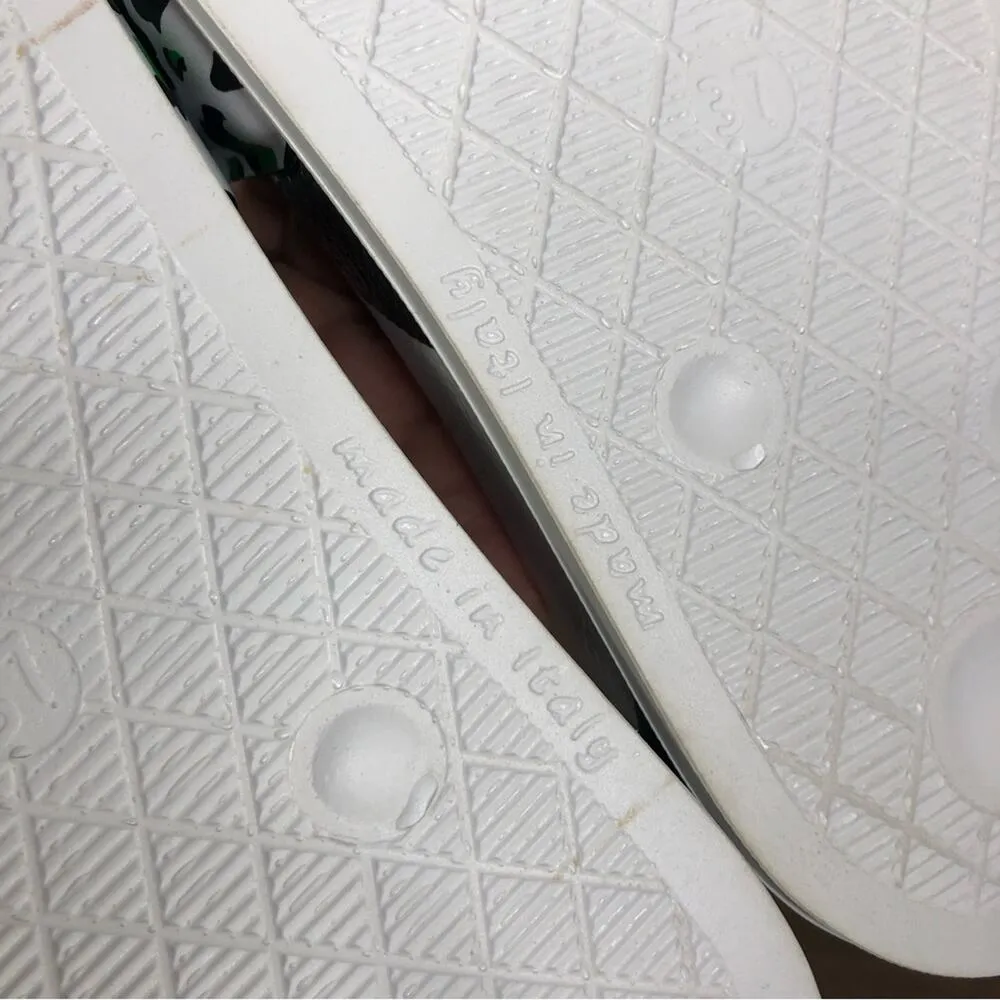 NEW P448 Super Water Resistant Slide Sandals in Zebra Green Leopard Size 37/US 7 - Image 6