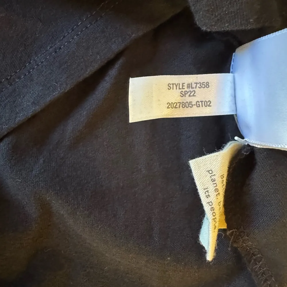 NWT MADEWELL Black Cotton Scoopneck Tank Top Sz Medium - Image 8