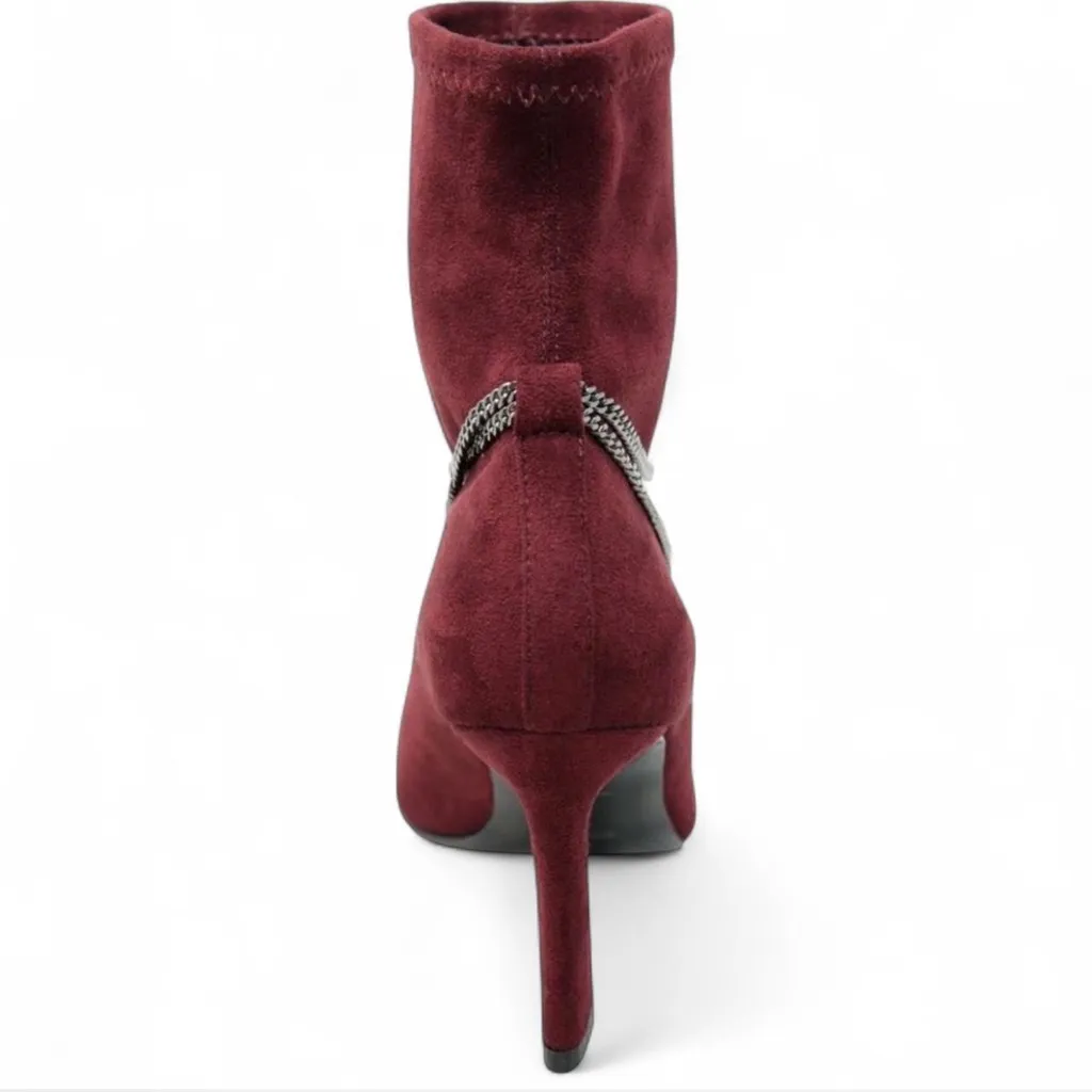 Chain Pointed Toe Bootie‎ - Image 5