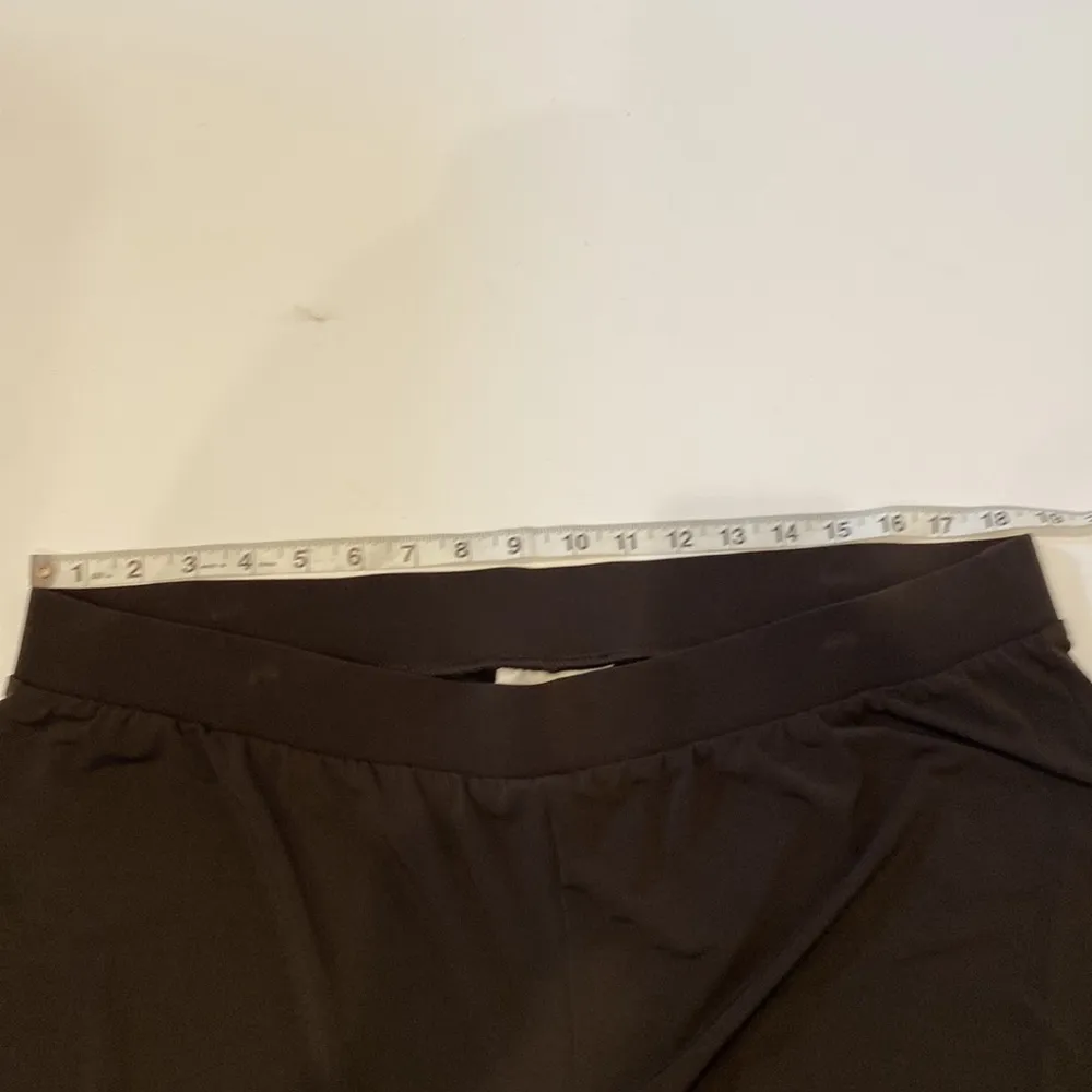 Chico’s Chocolate Brown Elastic Waist Ruched Ankle Ankle Pants Stretch EUC Sz 16 - Image 26