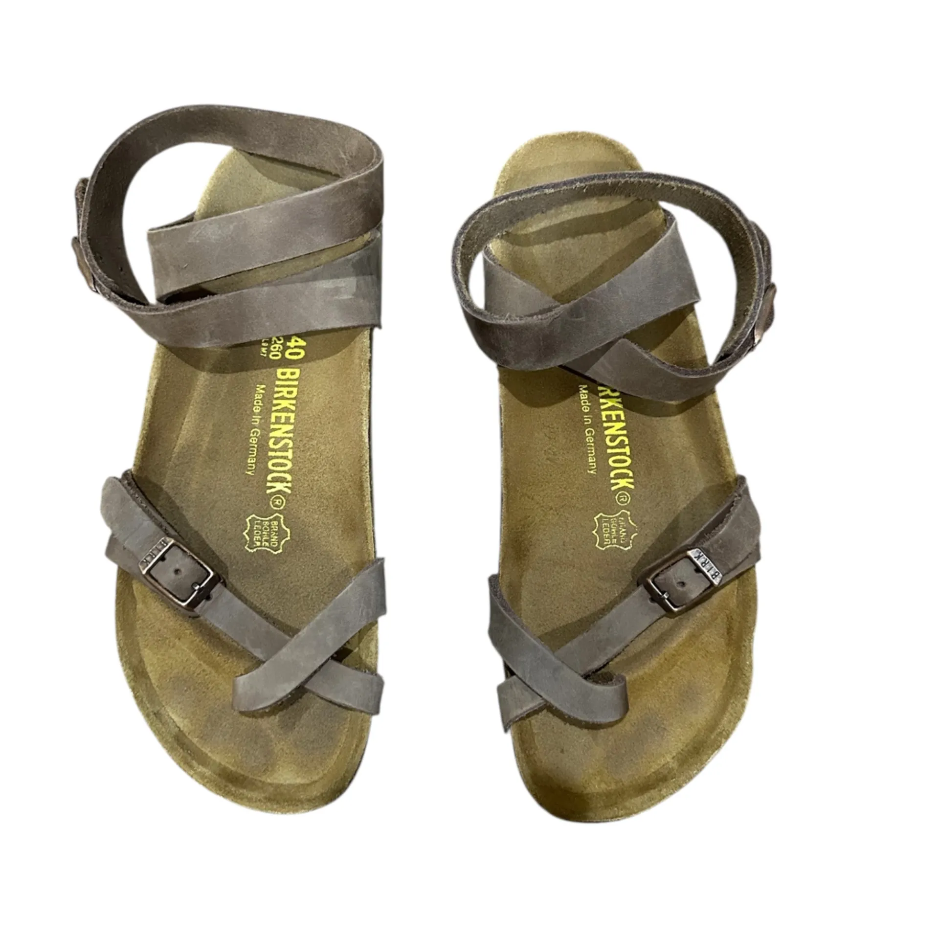 Birkenstock 👡 Yara Brown Leather Sandals Women’s EU 40 / US 9–9.5 🤎 - Image 3