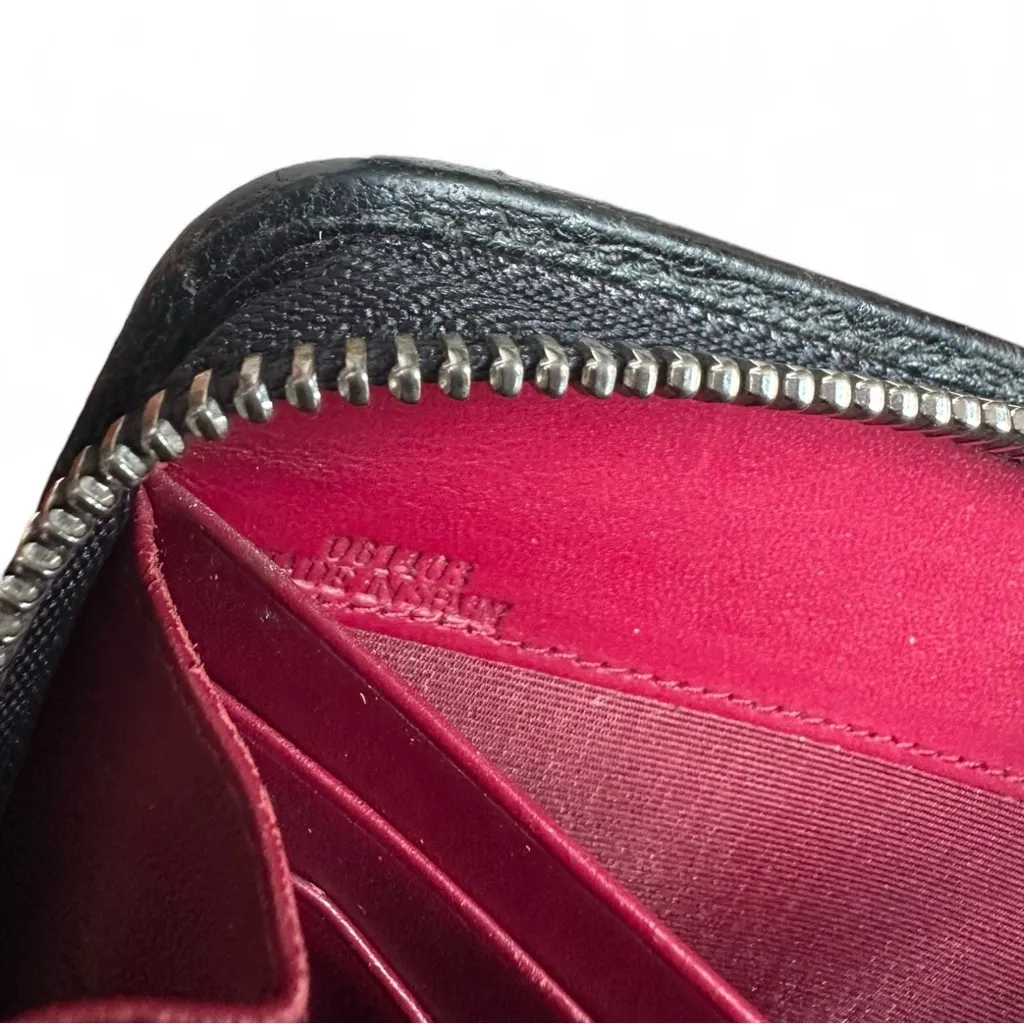 Loewe Anagram Long Zip Black Leather Wallet - Image 10