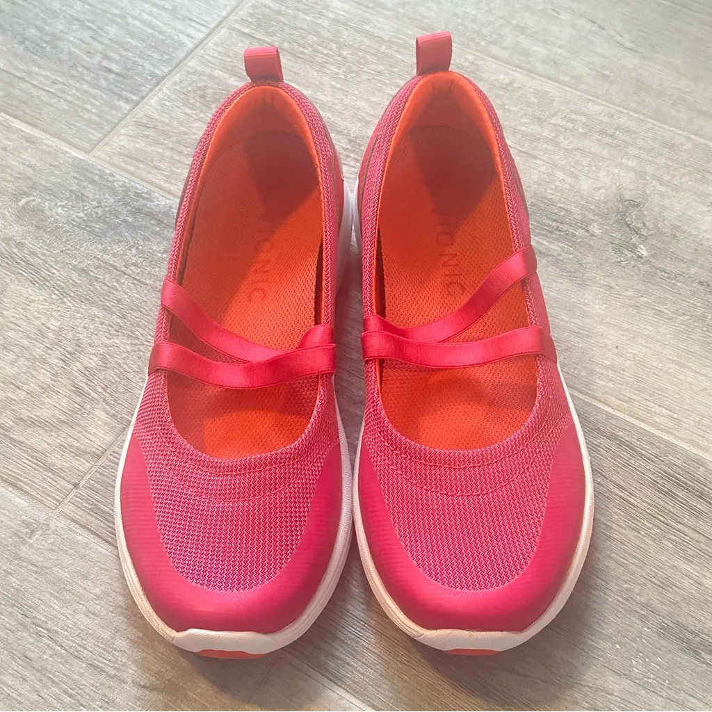 Vionic Womens Sneakers 8.5 Pink Agile Opal Slip On Orthotic Support Mary Jane - Image 2