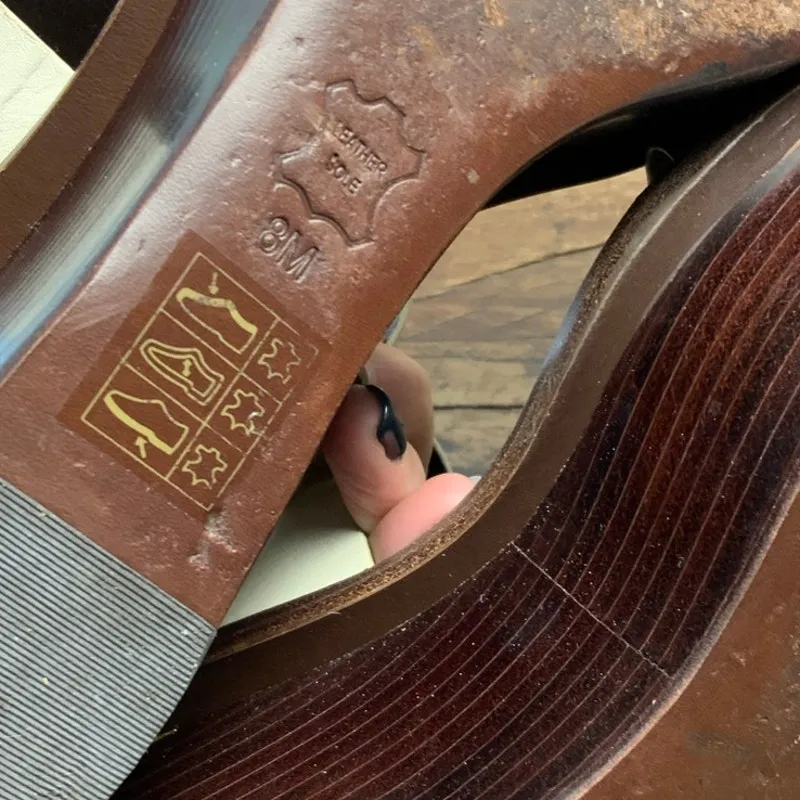 Tory Burch  Leather Wrap Sandals‎ size 8 - Image 8