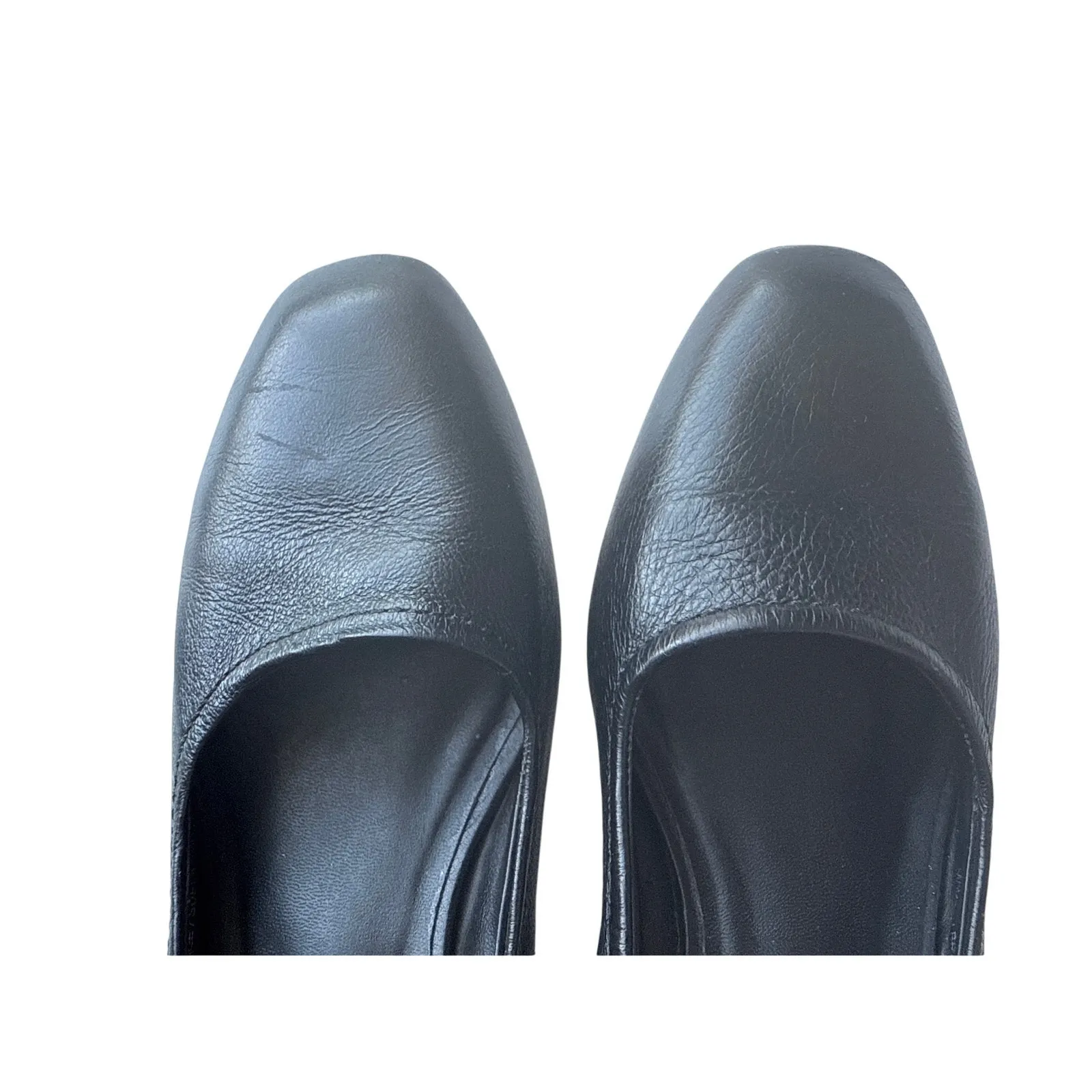 M4D3 Black Block Heel Pumps Heels Size 8.5 - Image 4