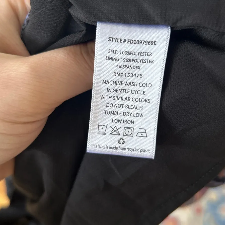 Evereve Purple Paisley Blouson Sleeve Mini Dress Boho Fall Moody Floral - Image 5