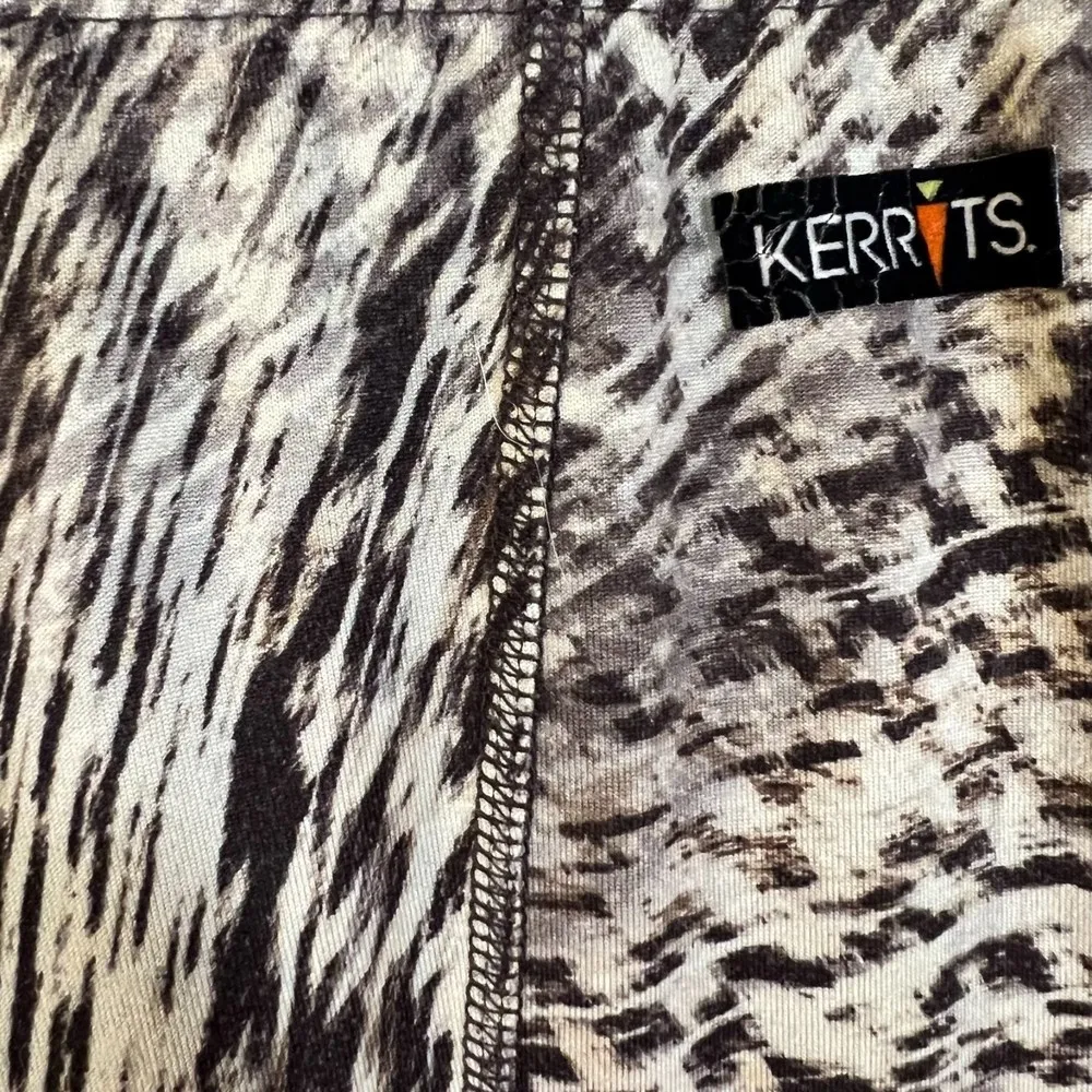 Kerrits Equestrian Brown Patterned Horse Riding Tapered Pants Women's Small - Image 4