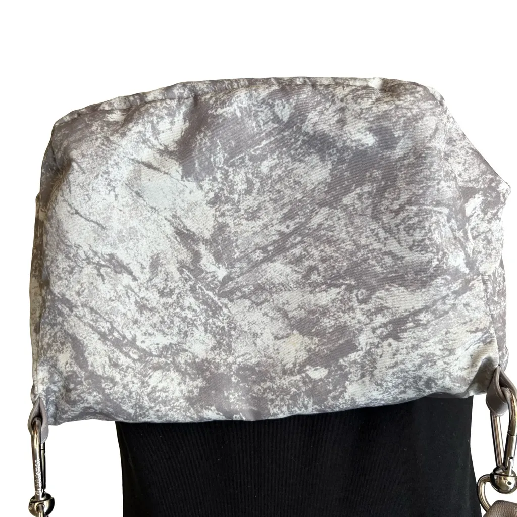 Lululemon All Night Festival Crossbody Bag 5L Washed Marble Alpine White Gray - Image 6
