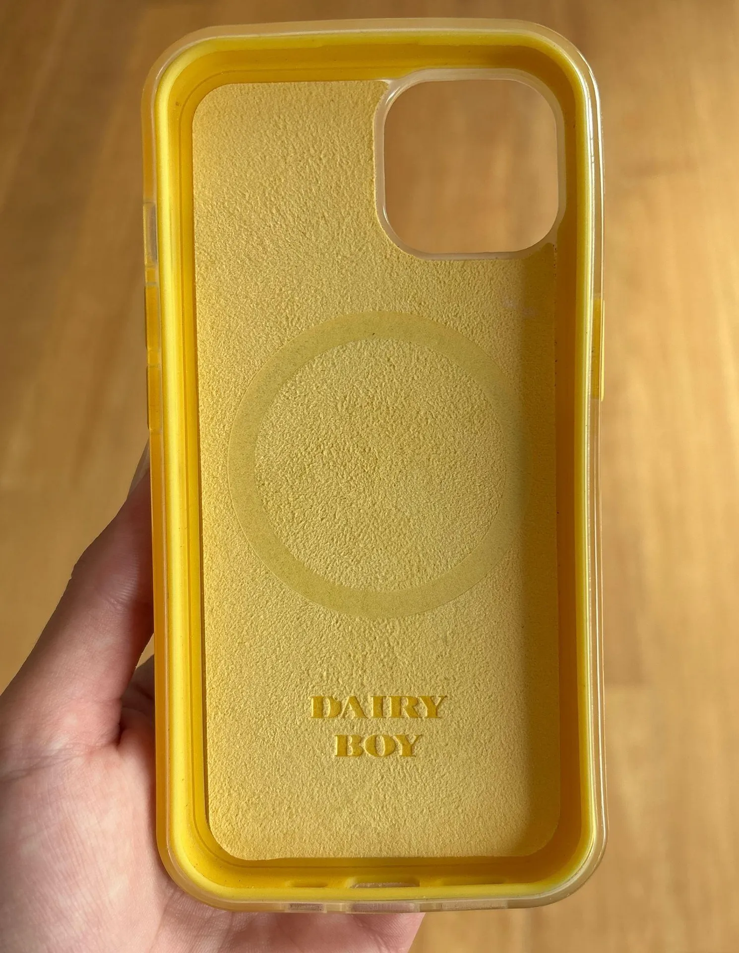 Dairy Boy phone case Yellow - Image 2
