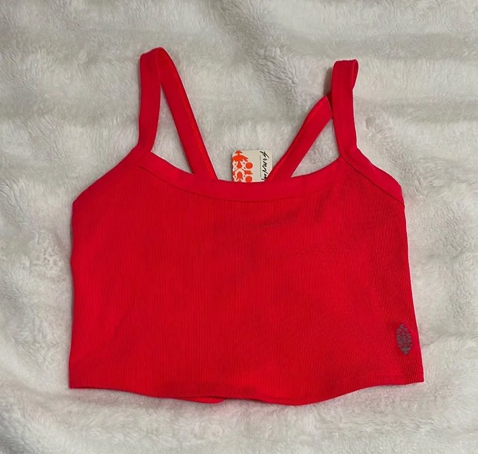 FP Movement XL Pink Strappy Crop Top - Image 9