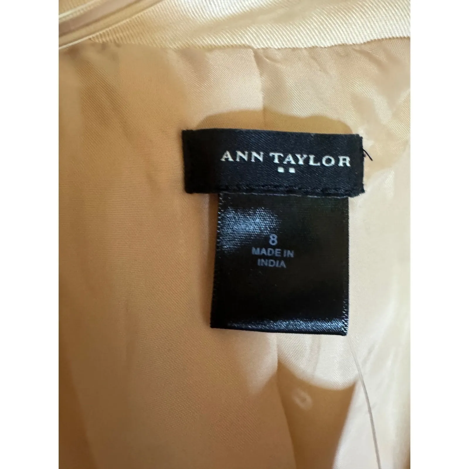 New!Ann Taylor Women's‎ Blush Pink Asymmetrical Zip Moto Jacket, size 8 - Image 5