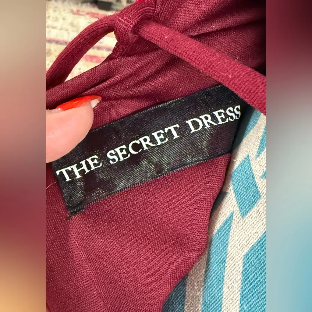 THE SECRET DRESS BY ALYCE PARIS 1615 Size XS Red - Image 7