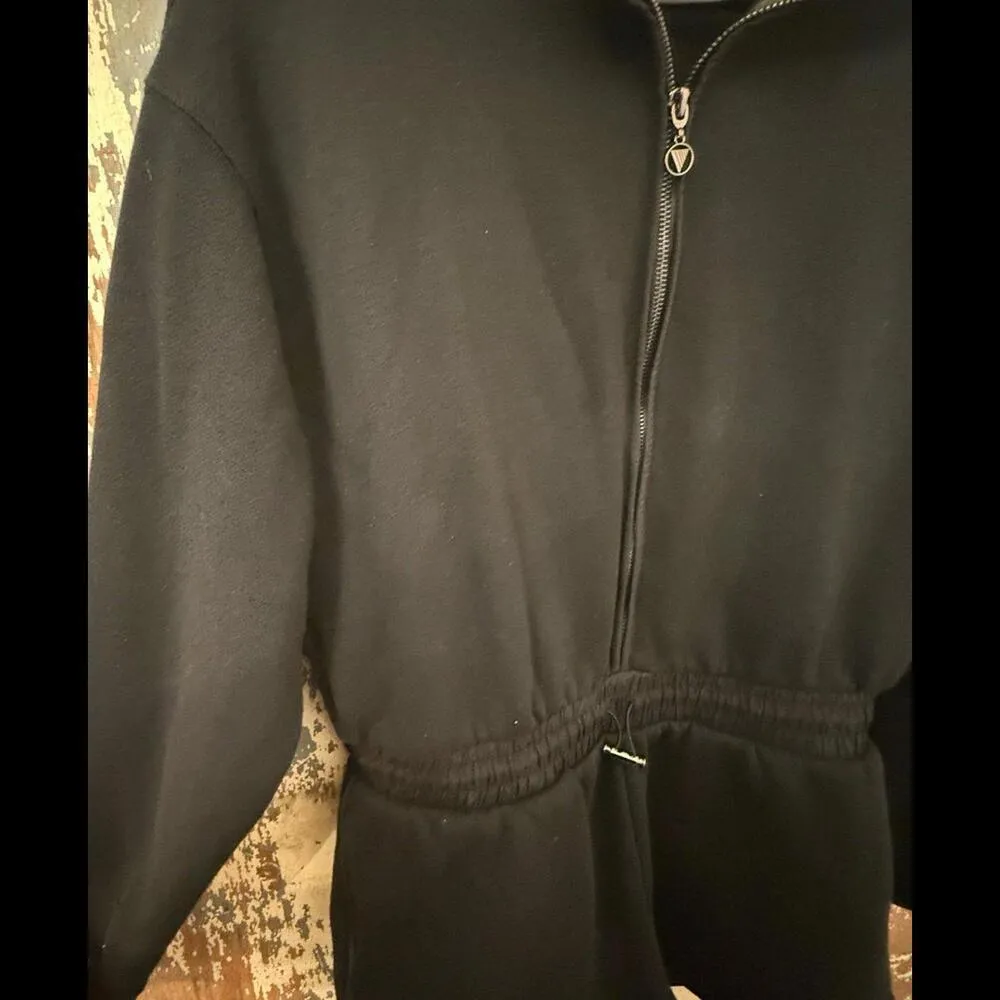 Victoria's Secret On Point Black Cotton Romper, size medium - Image 5