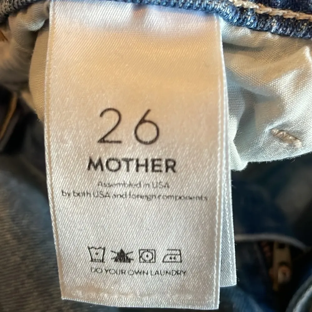 Mother Superior The Hustler Ankle Fray jeans size 26 Blue - Image 3
