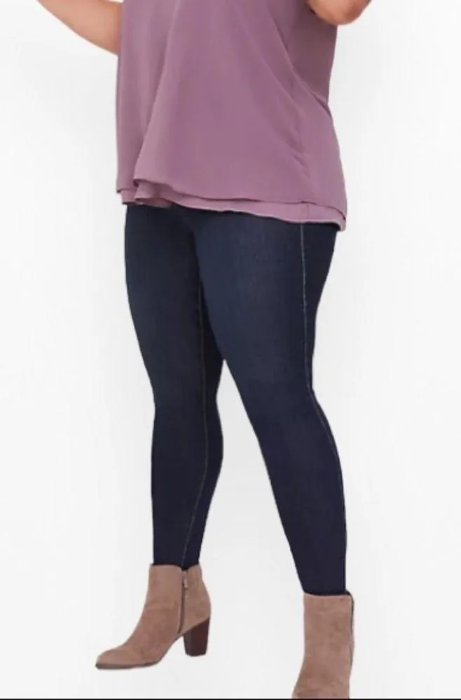 Torrid Feel The Fit Super Soft Black Jeggins Size 14R - Image 5