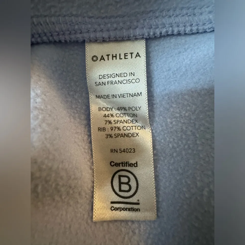 Athleta Triumph Jacket Size S Blue - Image 9