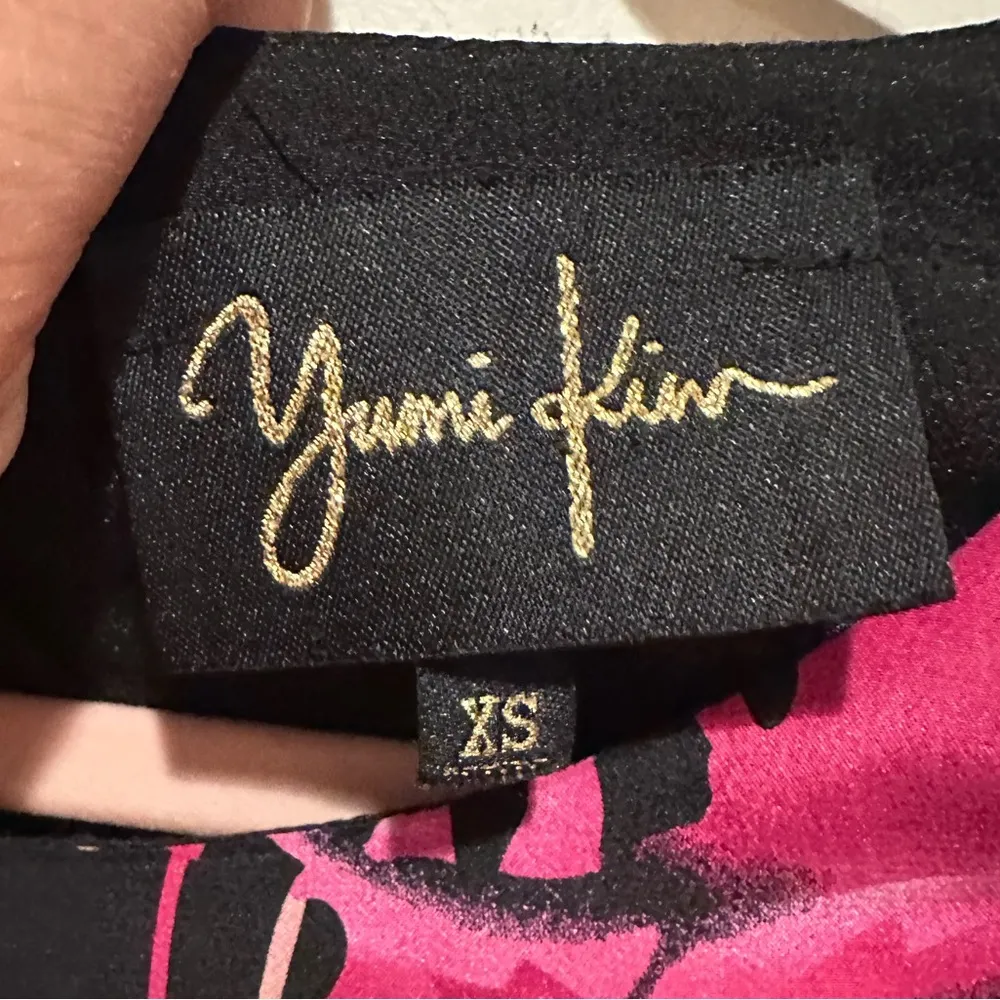 NEW ANTHRO YUMI KIM CINIAS SHORT SLEEVE SILK FLORAL ONE PIECE JUMPSUIT XS - Image 7