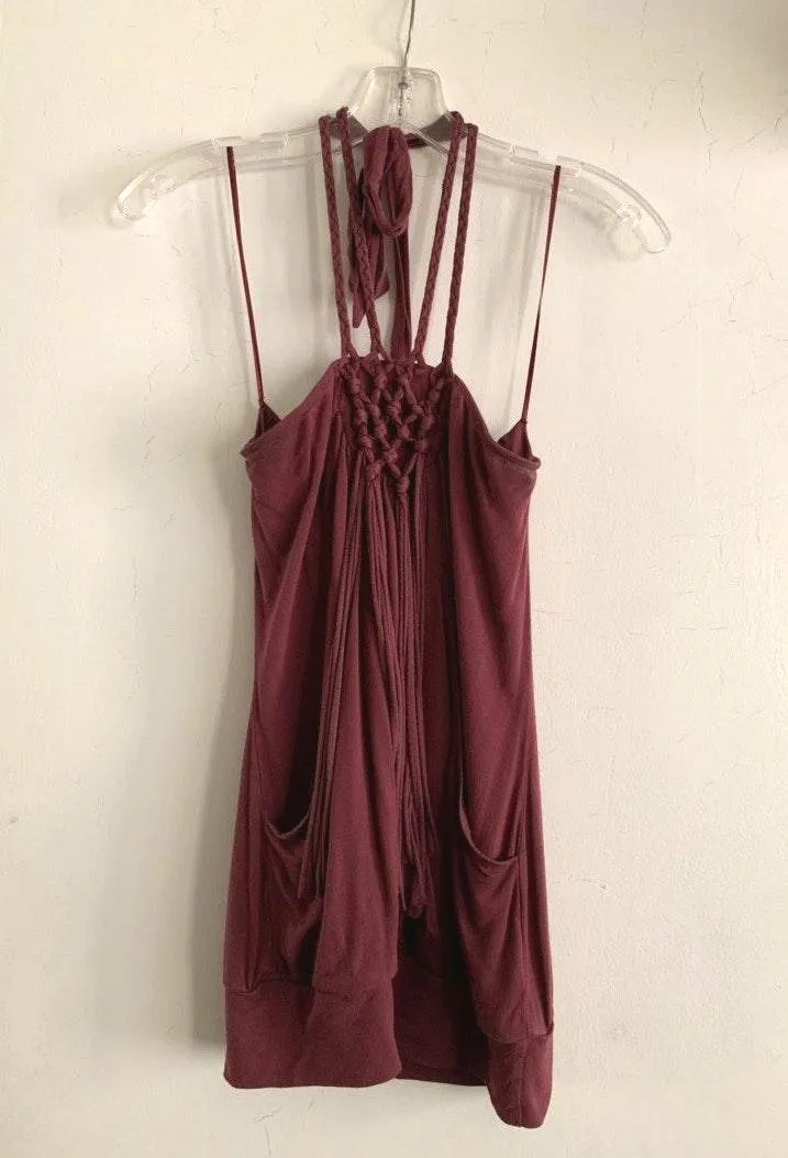 Halter Braided Fringe Tank - Image 10