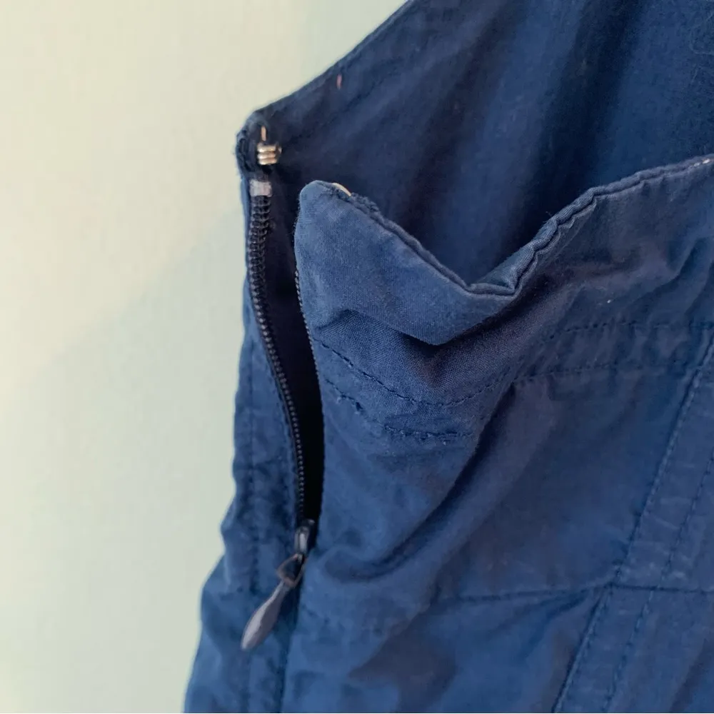 Gap Maternity Navy Summer Pleated Sundress Pockets Small S - Image 6