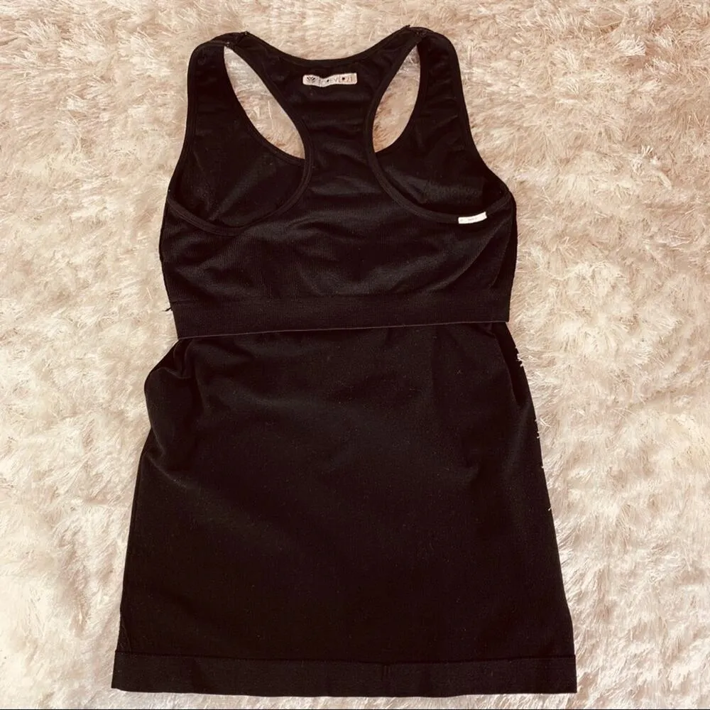 Black Microfiber Tank Shelf Bra Small Medium - Image 4