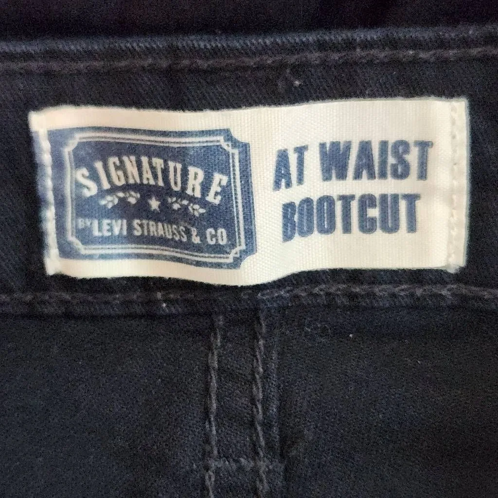 Levi's Women's Black Bootcut Jeans Size 12 Long Levi's Black Jeans - Image 6