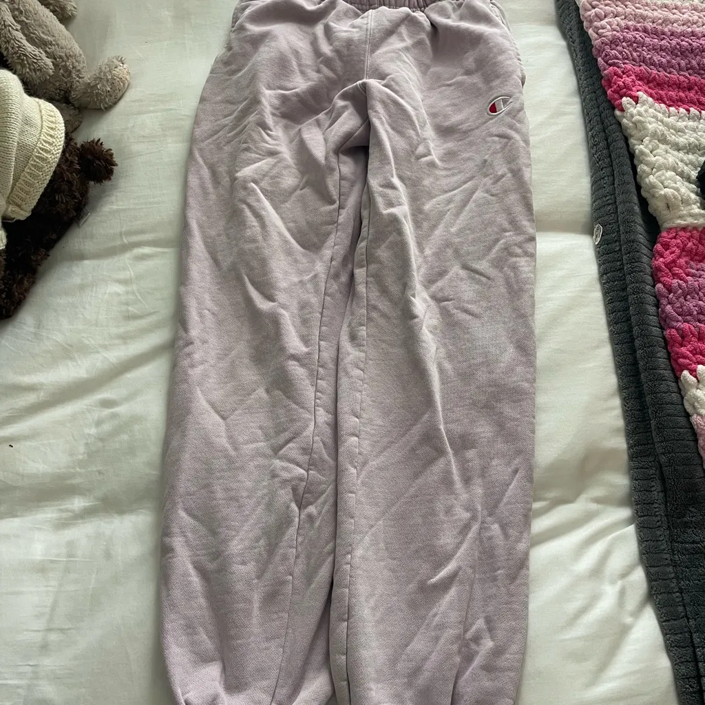Champion women’s Pink Sweatpants - Image 2