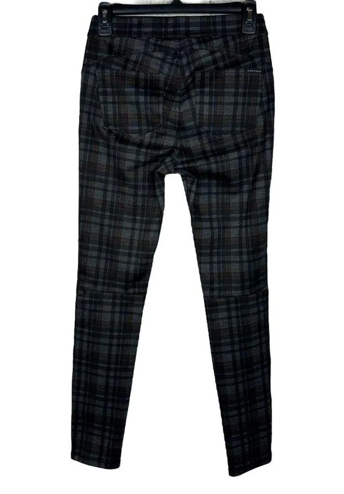 Sanctuary x Anthropologie Small Skinny Pants Plaid Pull - Image 2
