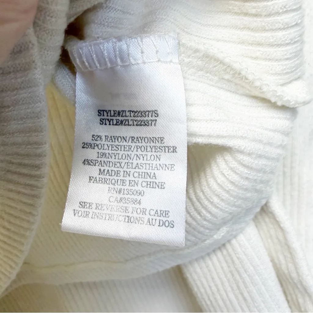 Z SUPPLY Ivory Ribbed Button Down Shirt and Tank Set - Image 8