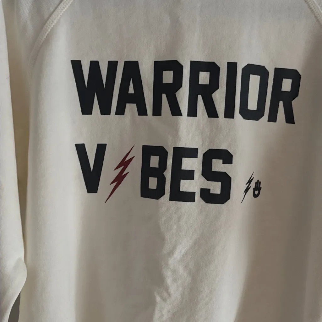 Spiritual Gangster Peloton Colab Warrior Vibes Crewneck Sweatshirt NWT Sz Small - Image 4