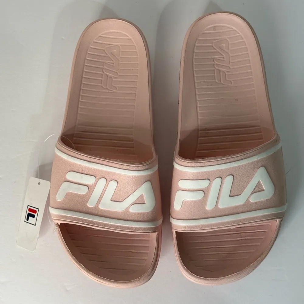 Fila Pink Sleek Slide Sandals SZ 8M-9W - Image 3