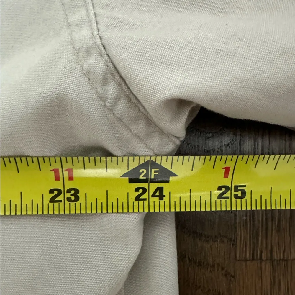 Flannel lined canvas jacket, vintage size large chore coat - Image 8