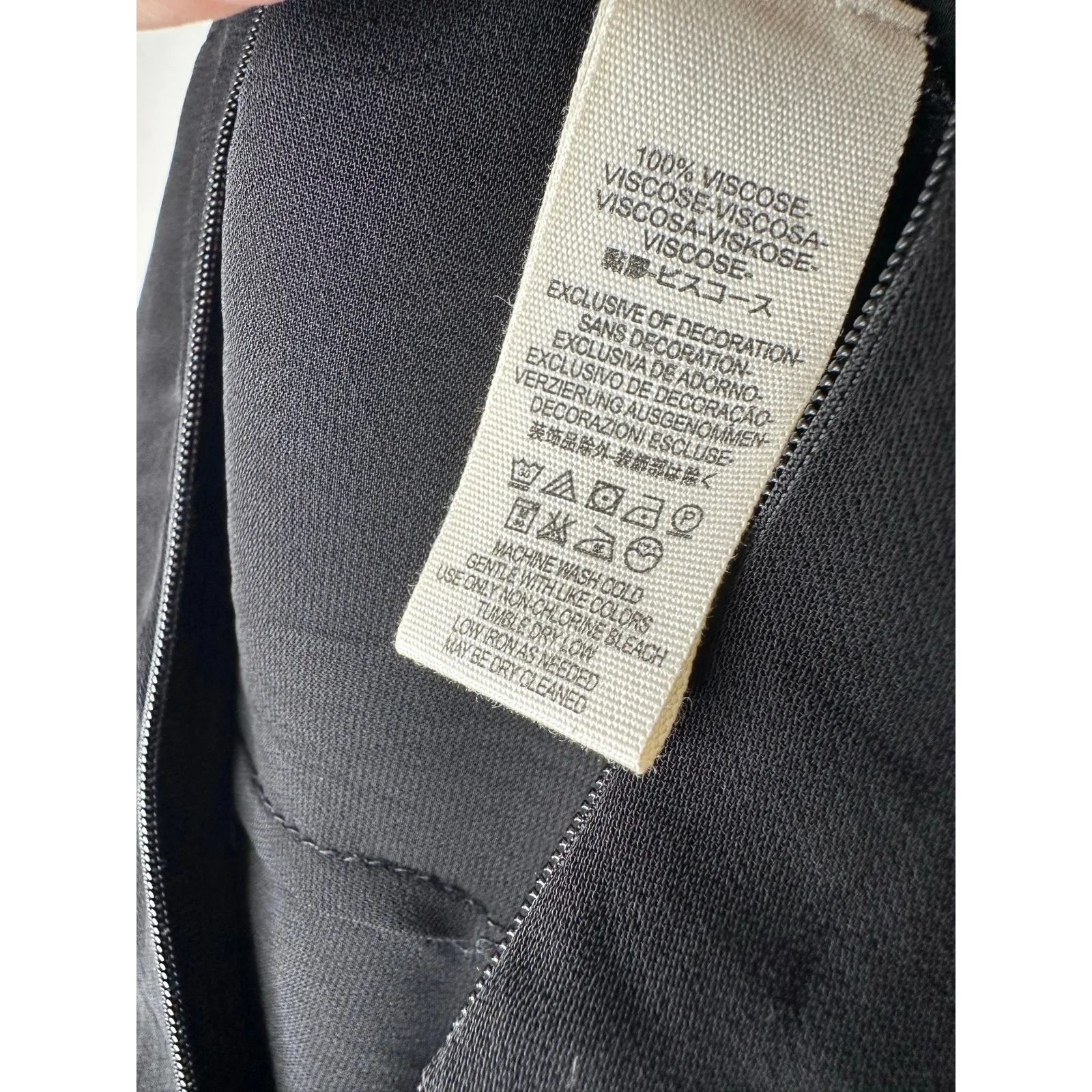 FREE PEOPLE CEM Black Sleeveless Lace Trim Deep V Cinch Waist Wide Leg Jumpsuit - Image 13