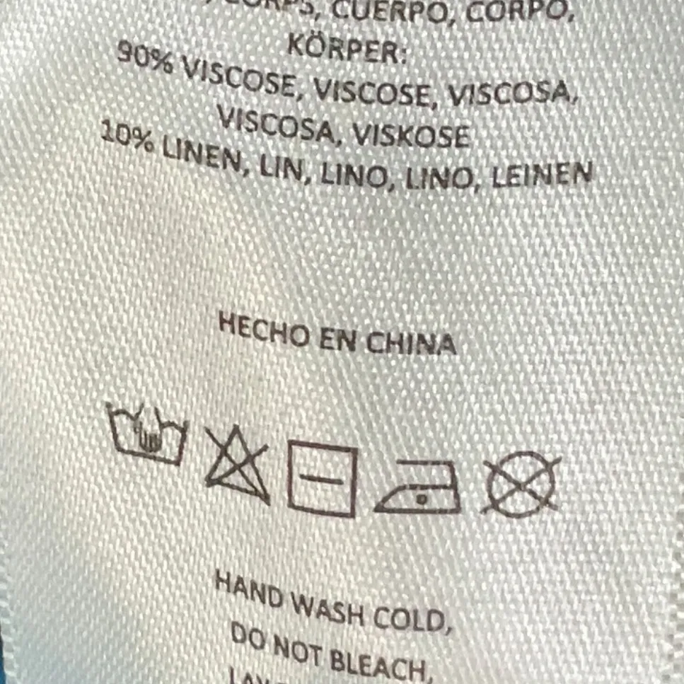 Anthropologie Mare Mare Black Smocked Crop Tube Top Linen Size Medium M - Image 7