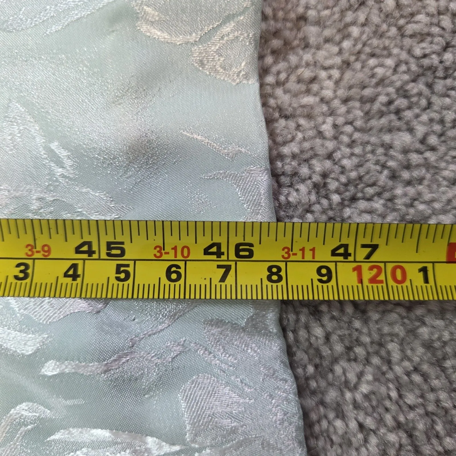 Vintage Apostrophe Intimates Robe Floral Light Blue Paper Tag Bath Robe Seafoam - Image 8